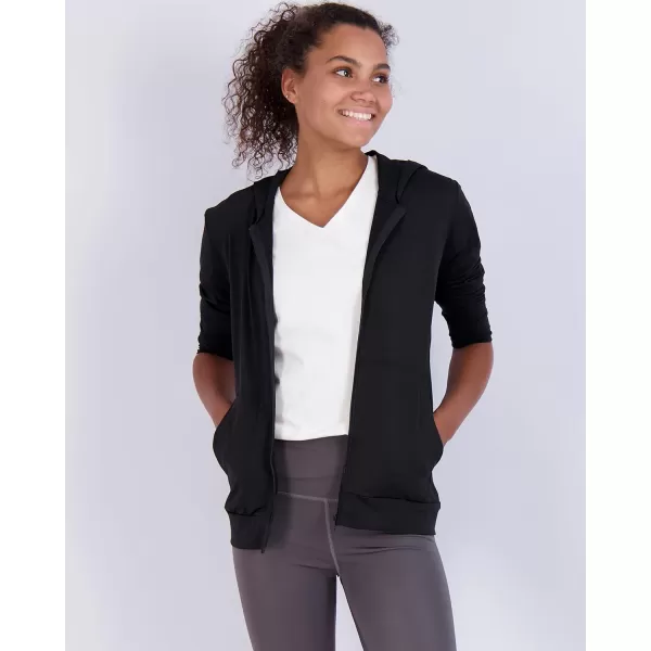 Real Essentials 3 Pack Womens DryFit Long Sleeve Quarter Zip  Full Zip Up Hoodie Workout Jacket Available in PlusSet 7