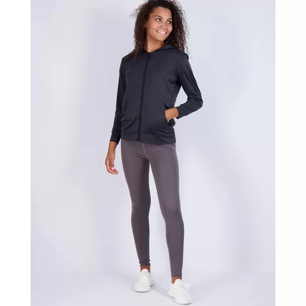 Real Essentials 3 Pack Womens DryFit Long Sleeve Quarter Zip amp Full Zip Up Hoodie Workout Jacket Available in PlusHooded Sweatshirt Set 6