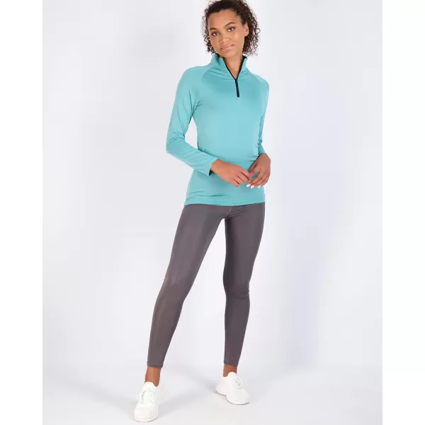 Real Essentials 3 Pack Womens DryFit Long Sleeve Quarter Zip amp Full Zip Up Hoodie Workout Jacket Available in PlusQuarter Zip Quarter Zip Set 10