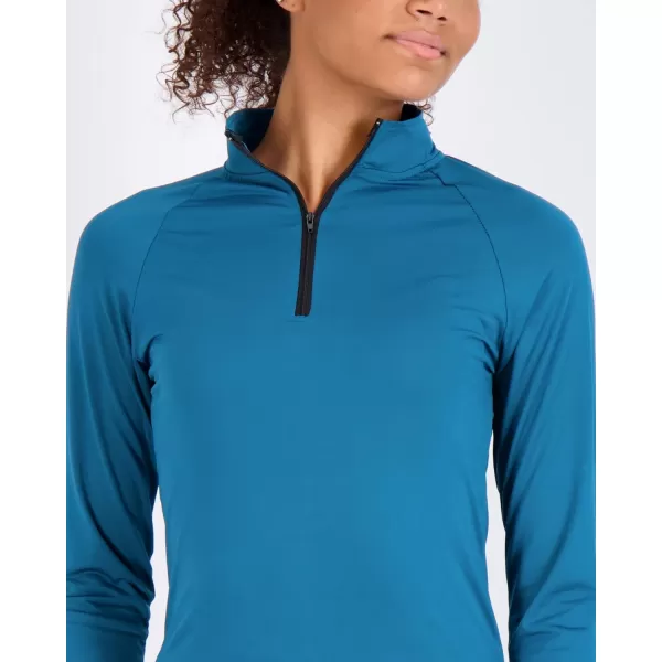 Real Essentials 3 Pack Womens DryFit Long Sleeve Quarter Zip amp Full Zip Up Hoodie Workout Jacket Available in PlusQuarter Zip Quarter Zip Set 11