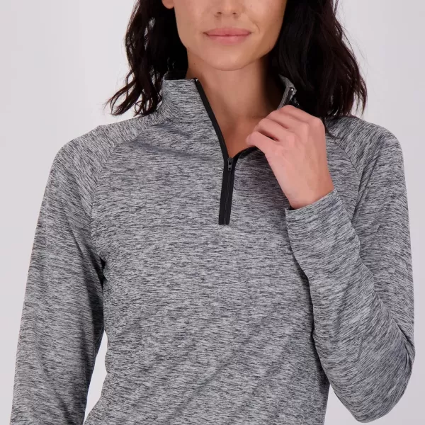 Real Essentials 3 Pack Womens DryFit Long Sleeve Quarter Zip amp Full Zip Up Hoodie Workout Jacket Available in PlusQuarter Zip Quarter Zip Set 2