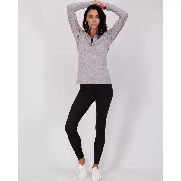 Real Essentials 3 Pack Womens DryFit Long Sleeve Quarter Zip amp Full Zip Up Hoodie Workout Jacket Available in PlusQuarter Zip Quarter Zip Set 3