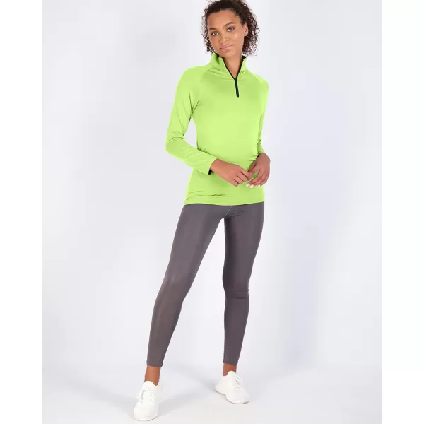 Real Essentials 3 Pack Womens DryFit Long Sleeve Quarter Zip amp Full Zip Up Hoodie Workout Jacket Available in PlusQuarter Zip Quarter Zip Set 9
