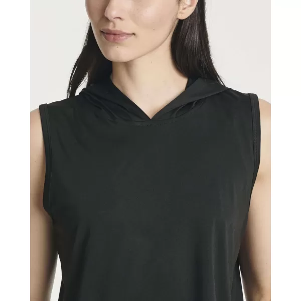 Real Essentials 3 Pack Womens DryFit Sleeveless Cropped Tank Top Hoodie  Athletic Crop Sweatshirt Available in PlusSet 1