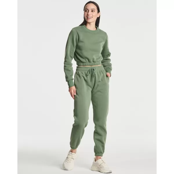 Real Essentials 3 Pack Womens Fleece Jogger Sweatpants Available in Plus SizePlusSize Set 2