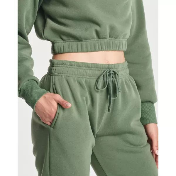 Real Essentials 3 Pack Womens Fleece Jogger Sweatpants Available in Plus SizePlusSize Set 2