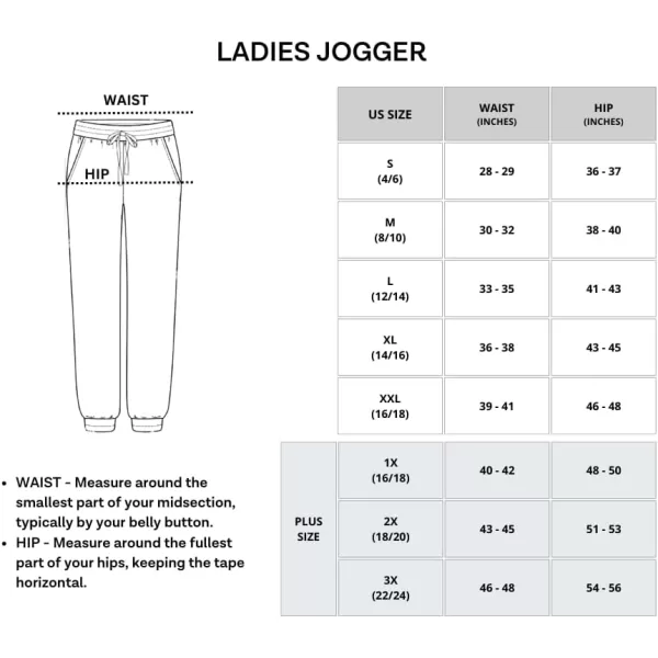 Real Essentials 3 Pack Womens Fleece Jogger Sweatpants Available in Plus SizePlusSize Set 2