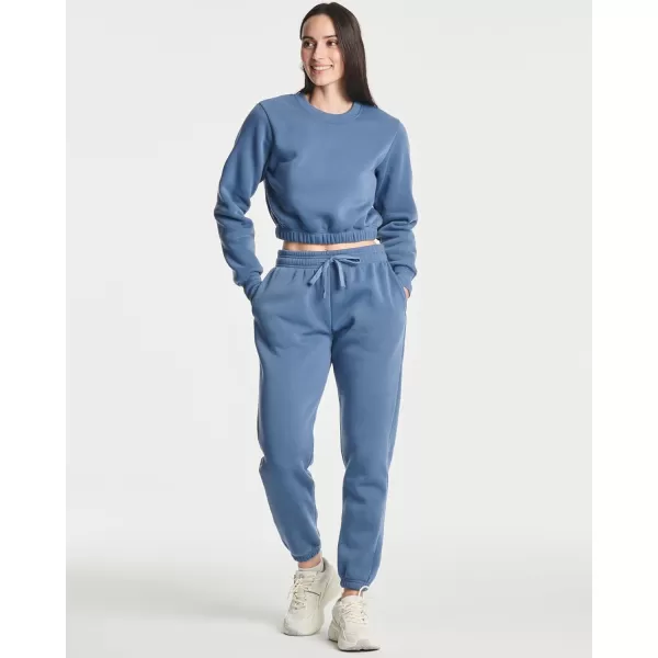 Real Essentials 3 Pack Womens Fleece Jogger Sweatpants Available in Plus SizePlusSize Set 4