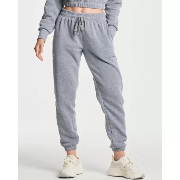 Real Essentials 3 Pack Womens Fleece Jogger Sweatpants Available in Plus SizeStandard Set 3