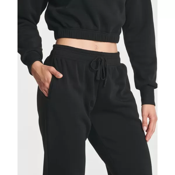 Real Essentials 3 Pack Womens Fleece Jogger Sweatpants Available in Plus SizeStandard Set 3