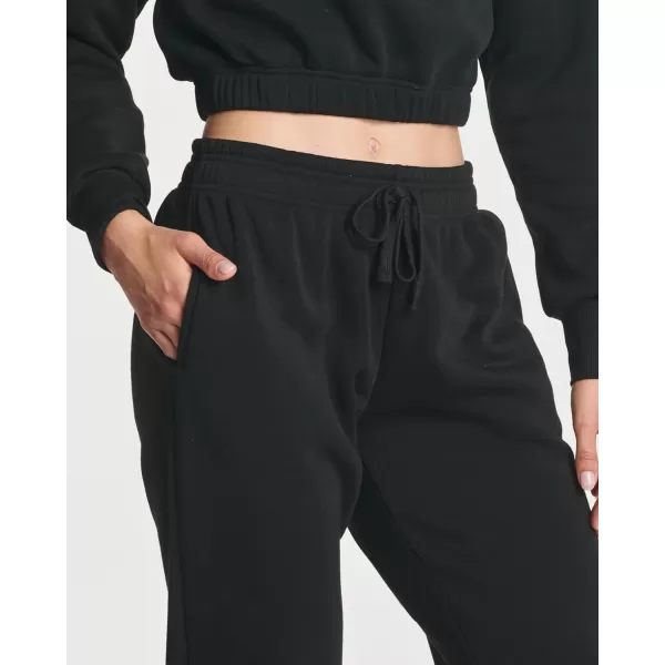 Real Essentials 3 Pack Womens Fleece Jogger Sweatpants Available in Plus SizeStandard Set 8