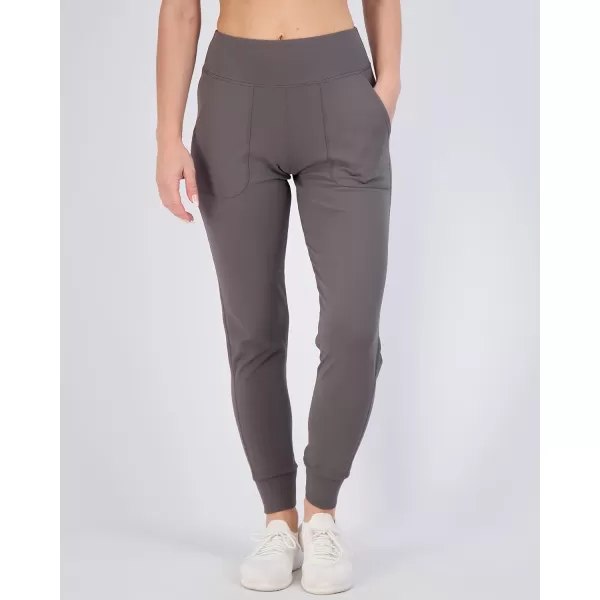 Real Essentials 3 Pack Womens Joggers with Pockets  High Waist Workout Yoga Tapered Sweatpants Lounge Available in PlusStandard Set 1