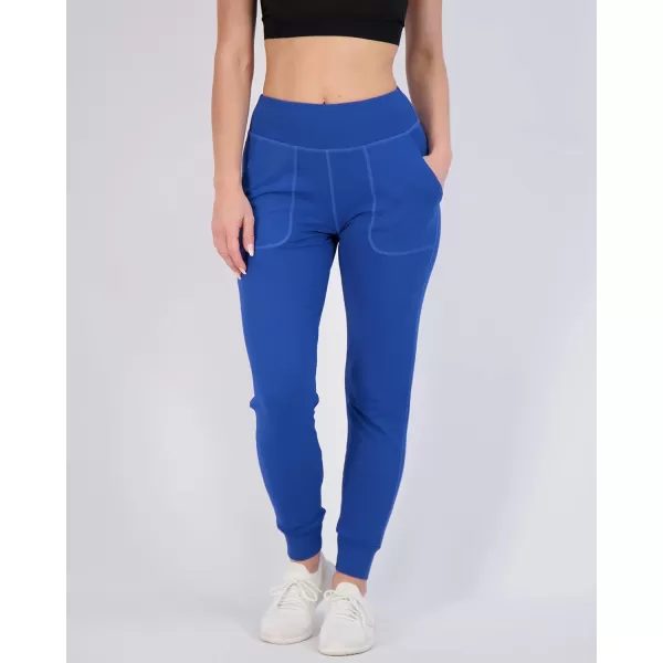 Real Essentials 3 Pack Womens Joggers with Pockets  High Waist Workout Yoga Tapered Sweatpants Lounge Available in PlusStandard Set 3