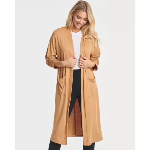 Real Essentials 3 Pack Womens Long Sleeve OpenFront Cardigan with Pockets Available in Plus SizeStandard Set 2