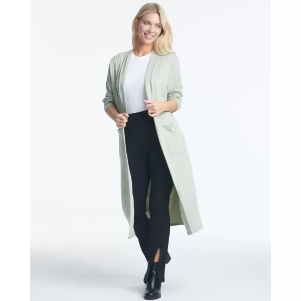 Real Essentials 3 Pack Womens Long Sleeve OpenFront Cardigan with Pockets Available in Plus SizeStandard Set 5