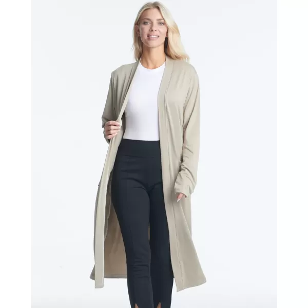 Real Essentials 3 Pack Womens Long Sleeve OpenFront Cardigan with Pockets Available in Plus SizeStandard Set 6