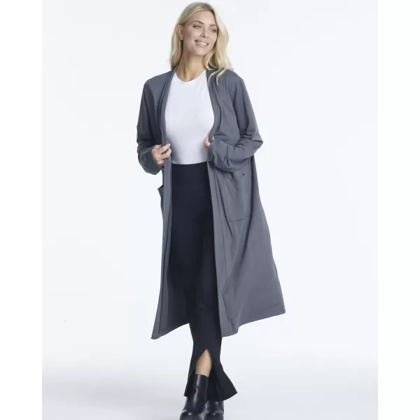 Real Essentials 3 Pack Womens Long Sleeve OpenFront Cardigan with Pockets Available in Plus SizeStandard Set 8