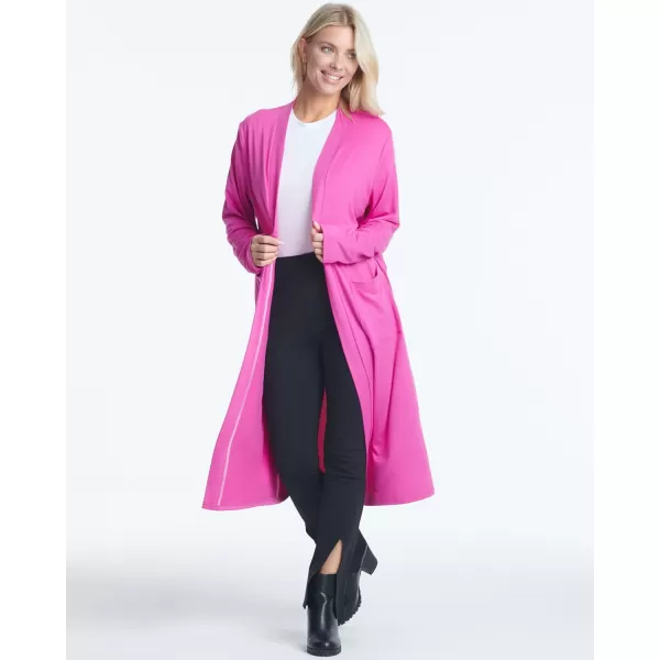 Real Essentials 3 Pack Womens Long Sleeve OpenFront Cardigan with Pockets Available in Plus Sizeplussize Set 7