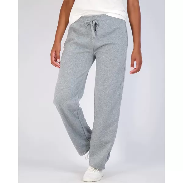 Real Essentials 3 Pack Womens Relaxed Fit Fleece Open Bottom Sweatpants  Casual Athleisure Available in PlusPlus Size Set 8