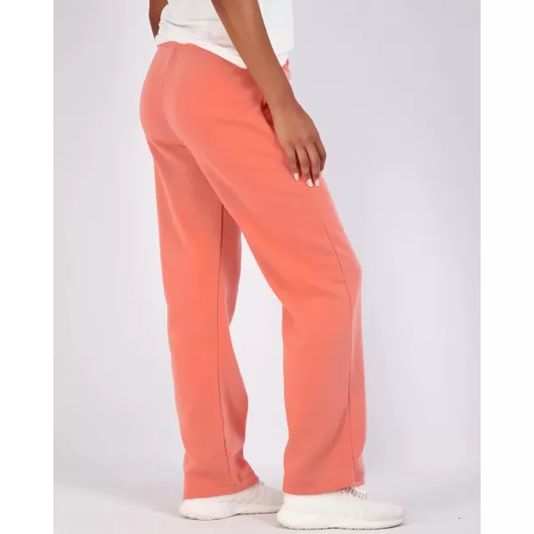 Real Essentials 3 Pack Womens Relaxed Fit Fleece Open Bottom Sweatpants  Casual Athleisure Available in PlusRegular Set 5