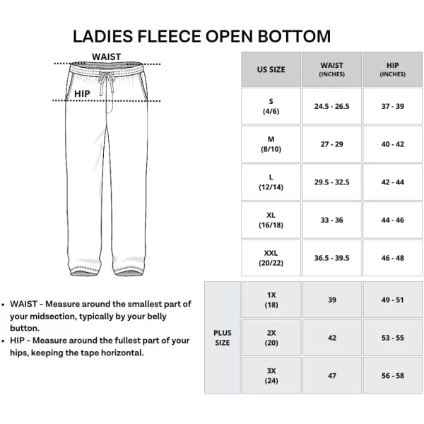 Real Essentials 3 Pack Womens Relaxed Fit Fleece Open Bottom Sweatpants  Casual Athleisure Available in PlusSet 5