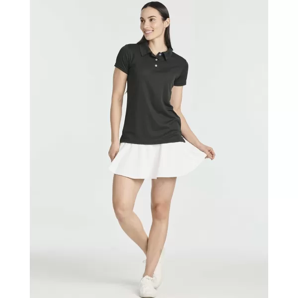 Real Essentials 3 Pack Womens Short Sleeve DryFit Performance Polo Shirt Available in PlusSet 1