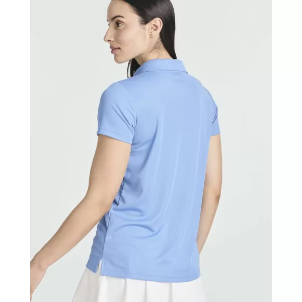 Real Essentials 3 Pack Womens Short Sleeve DryFit Performance Polo Shirt Available in PlusSet 2