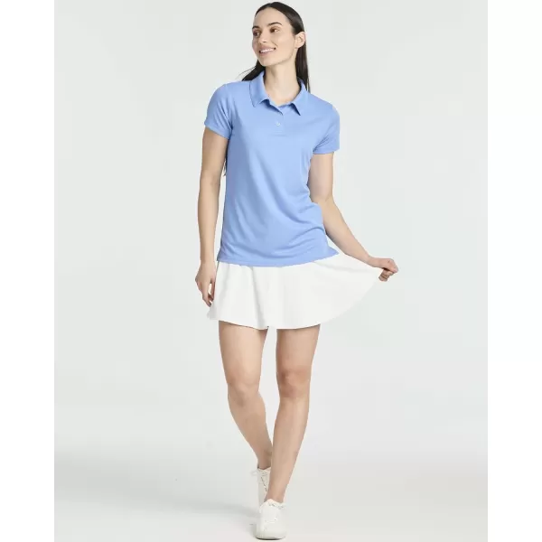 Real Essentials 3 Pack Womens Short Sleeve DryFit Performance Polo Shirt Available in PlusSet 2