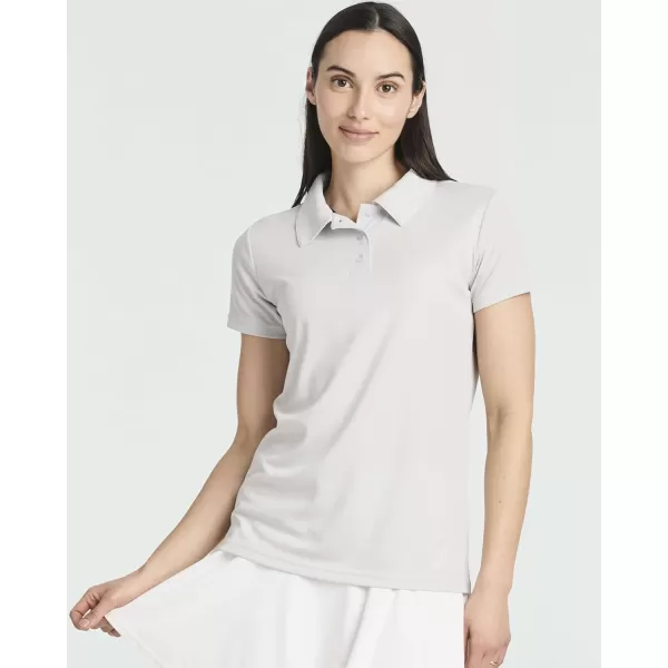 Real Essentials 3 Pack Womens Short Sleeve DryFit Performance Polo Shirt Available in PlusSet 5