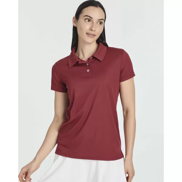 Real Essentials 3 Pack Womens Short Sleeve DryFit Performance Polo Shirt Available in PlusSet 6