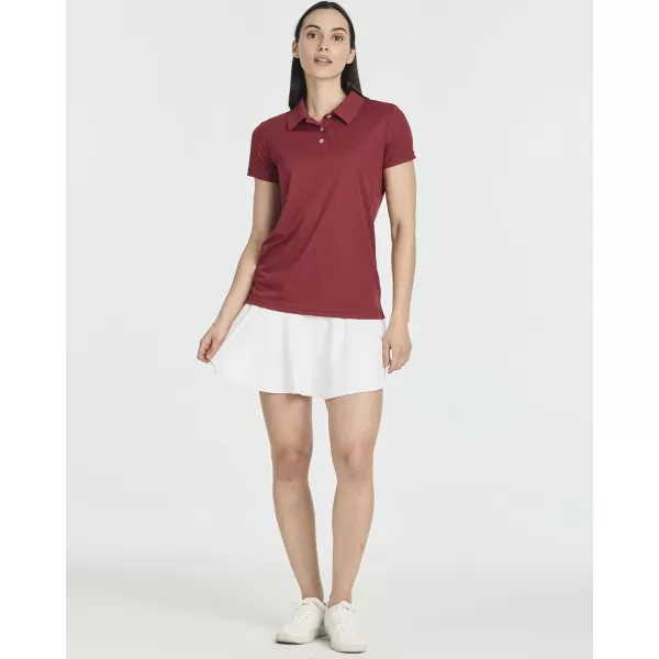 Real Essentials 3 Pack Womens Short Sleeve DryFit Performance Polo Shirt Available in PlusSet 6