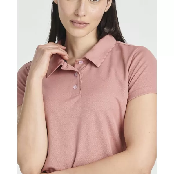 Real Essentials 3 Pack Womens Short Sleeve DryFit Performance Polo Shirt Available in PlusSet 7