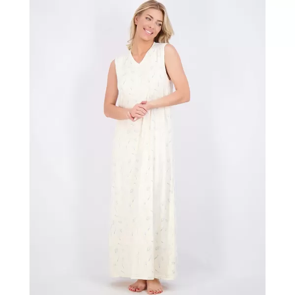 Real Essentials 3 Pack Womens Soft Tank Nightgown Sleeveless Nightshirt Sleep Dress Available In Plus SizeSet 3