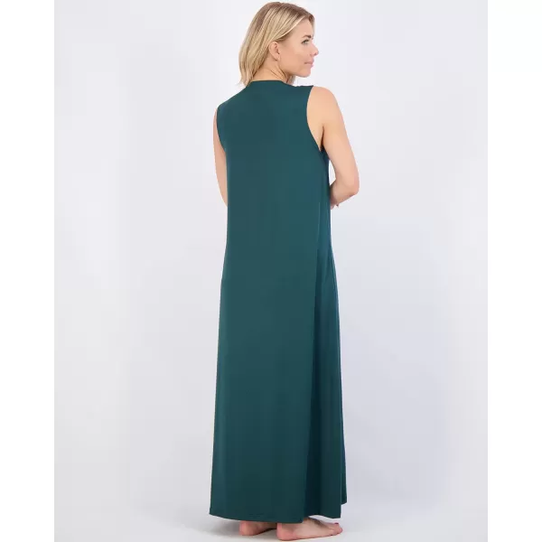Real Essentials 3 Pack Womens Soft Tank Nightgown Sleeveless Nightshirt Sleep Dress Available In Plus SizeSet 3