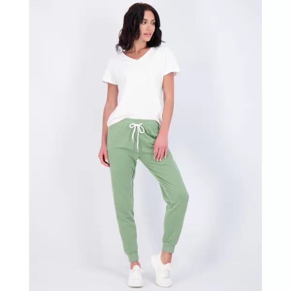 Real Essentials 3 Pack Womens UltraSoft Cotton French Terry Joggers Available in PlusSet 3