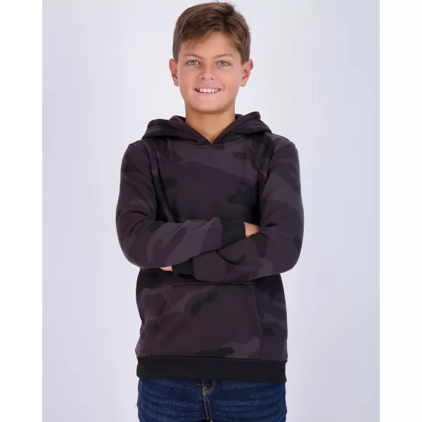 Real Essentials 3 Pack Youth Fleece Long Sleeve Soft Pullover Hoodie Sweatshirt  Boys amp GirlsSet 4