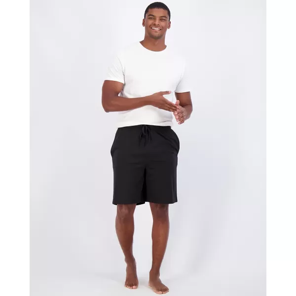 Real Essentials 3 PackMens Cotton UltraSoft Knit Sleep Pajama Shorts amp Lounge Wear Available In Big amp TallBig amp Tall Set G