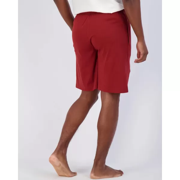 Real Essentials 3 PackMens Cotton UltraSoft Knit Sleep Pajama Shorts amp Lounge Wear Available In Big amp TallBig amp Tall Set J