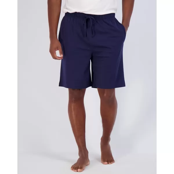 Real Essentials 3 PackMens Cotton UltraSoft Knit Sleep Pajama Shorts amp Lounge Wear Available In Big amp TallBig amp Tall Set J