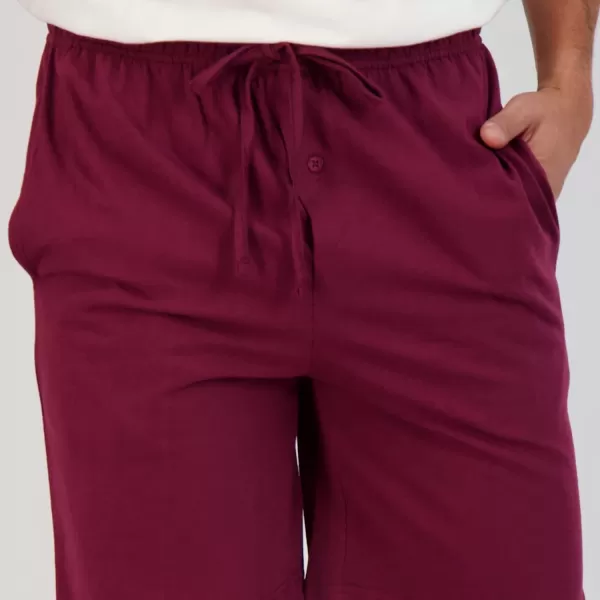 Real Essentials 3 PackMens Cotton UltraSoft Knit Sleep Pajama Shorts amp Lounge Wear Available In Big amp TallBig amp Tall Set a