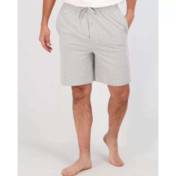 Real Essentials 3 PackMens Cotton UltraSoft Knit Sleep Pajama Shorts amp Lounge Wear Available In Big amp TallStandard Set C
