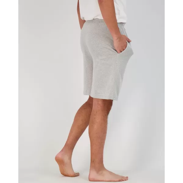 Real Essentials 3 PackMens Cotton UltraSoft Knit Sleep Pajama Shorts amp Lounge Wear Available In Big amp TallStandard Set C