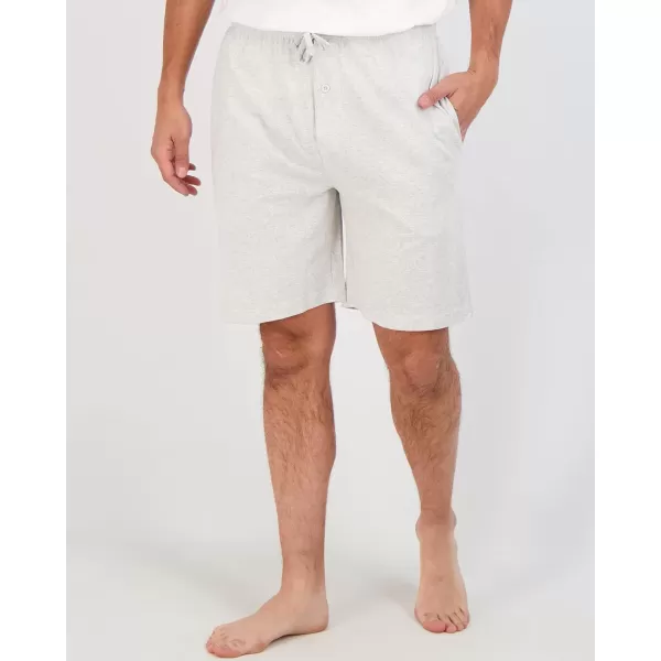 Real Essentials 3 PackMens Cotton UltraSoft Knit Sleep Pajama Shorts amp Lounge Wear Available In Big amp TallStandard Set F