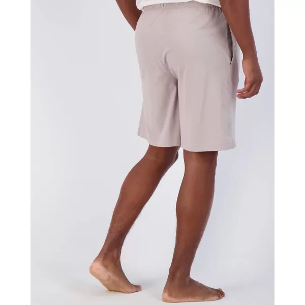 Real Essentials 3 PackMens Cotton UltraSoft Knit Sleep Pajama Shorts amp Lounge Wear Available In Big amp TallStandard Set G