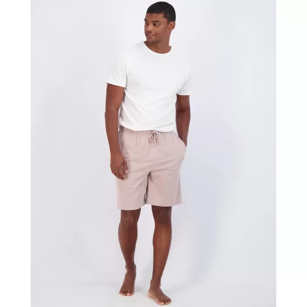 Real Essentials 3 PackMens Cotton UltraSoft Knit Sleep Pajama Shorts amp Lounge Wear Available In Big amp TallStandard Set K