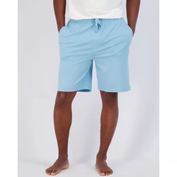 Real Essentials 3 PackMens Cotton UltraSoft Knit Sleep Pajama Shorts amp Lounge Wear Available In Big amp TallStandard Set L