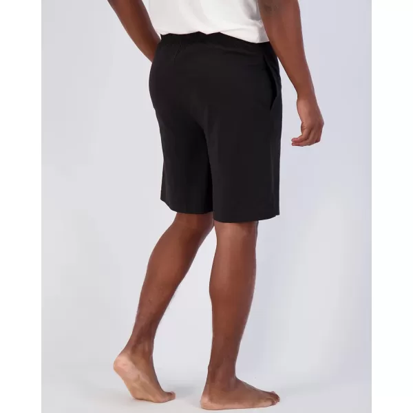 Real Essentials 3 PackMens Cotton UltraSoft Knit Sleep Pajama Shorts amp Lounge Wear Available In Big amp TallStandard Set L