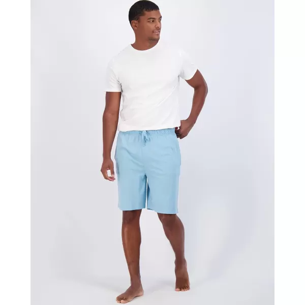 Real Essentials 3 PackMens Cotton UltraSoft Knit Sleep Pajama Shorts amp Lounge Wear Available In Big amp TallStandard Set L