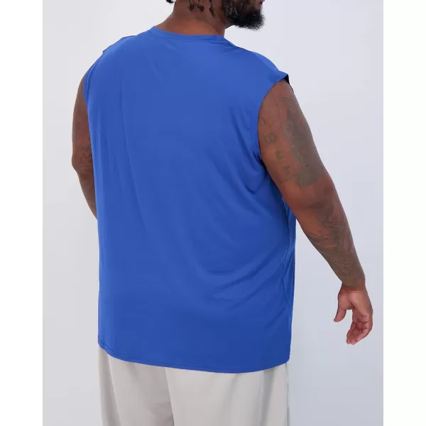 Real Essentials 3 amp 5 Pack Mens DryFit Active Athletic Tech Tank Top  Regular and Big amp Tall Sizes S5XLTBig amp Tall Big amp Tall  Set F