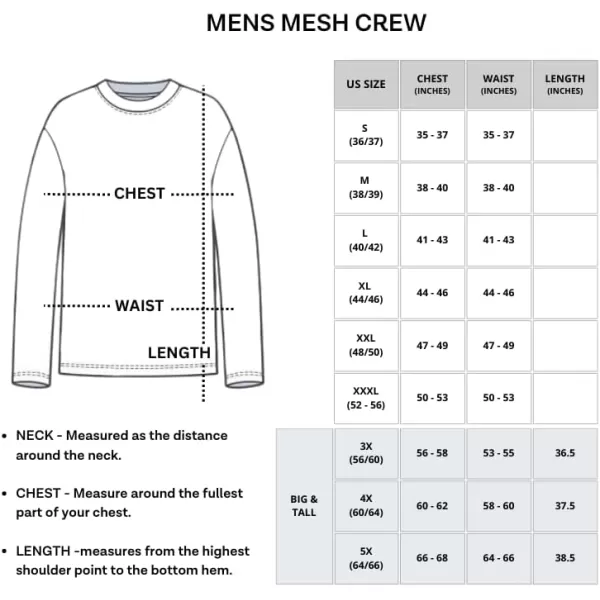 Real Essentials 3 amp 5 Pack Mens Mesh Quick Dry Athletic Long Sleeve TShirt UPF SPF UV Sun Available in Big amp TallStandard Set 3